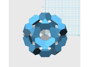 dodecaedro feita cunhas matemática arte 3d print model - Mito3D