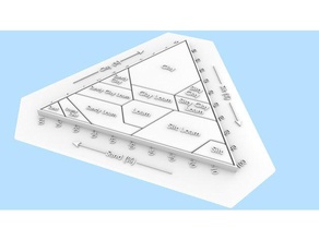 terreno triangolo di apprendimento 3d print model - Mito3D