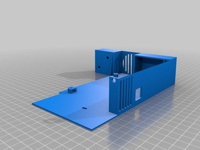 ender 3 mks gen adaptor case mount remix flush front 20mm thick fan 3d printer parts ender3 3d print model - Mito3D