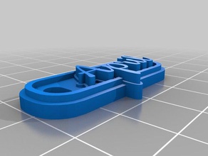 el mes de abril llaveros personalizado 3d print model - Mito3D