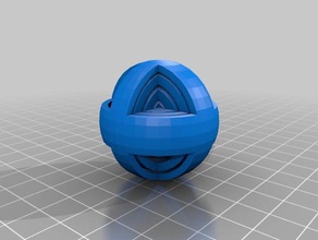 sheres 3d printing rotating spheres toy 3d print model - Mito3D