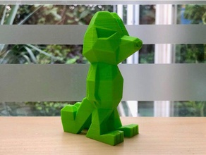 low-poly treecko Kreaturen pokemon 3d print model - Mito3D