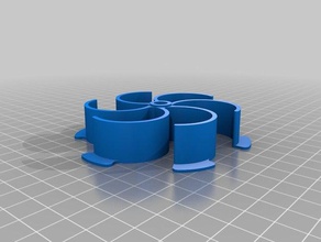 my customized springy spool hub 3d printer accessories 3d print model - Mito3D