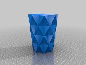 customizable simple vase 3d printing 3d print model - Mito3D