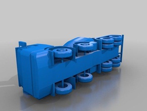 mezcladora de concreto camiones los vehículos 3d print model - Mito3D