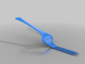 fork release candidate1 fine kitchen dining 3d print model - Mito3D