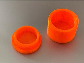 round mini box containers pill container screw lid 3d print model - Mito3D