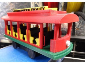 neighborhood trolley props mister rogers mrrogers 3d print model - Mito3D