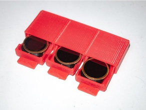 nd filter cases osmo pocket electronics box dji tray mini mount holder 3d print model - Mito3D