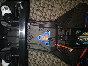 robotronic transponder holder traxxas slash ezlap adapter rc vehicles 3d print model - Mito3D