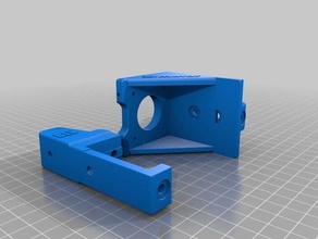 2040 tensioner block x-motor mount 3d printing 3d print model - Mito3D