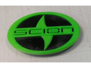 xb front emblem replacement automotive 3d print model - Mito3D