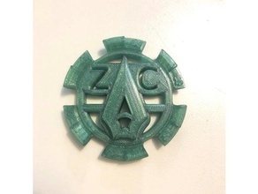 flecha verde logo maker de la moneda las monedas insignias 3d print model - Mito3D