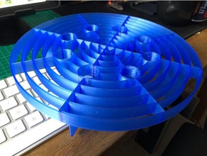 custom grit guard smaller buckets 20-21cm diameter automotive 3d print model - Mito3D