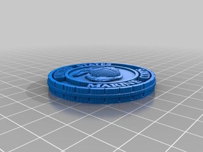 3d slash makes coin other 3d print model - Mito3D