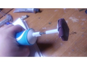 oral-b toothbrush sanding polishing head tools oral b sander sandpaper 3d print model - Mito3D