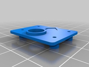 raspberry pi Kamera mount Platte - Elektronik 3d print model - Mito3D