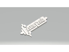 castlevania logotipo 3d impresión 3d print model - Mito3D