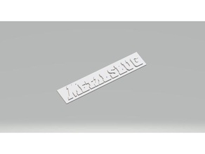 metal slug 3d l'impression 3d print model - Mito3D