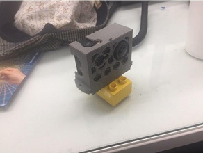 lego Çift ya da eylem kamera monte edin actioncam 3d print model - Mito3D