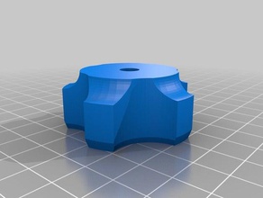 benim parametreli yıldız Topuz aracı özelleştirilmiş parçaları 3d print model - Mito3D