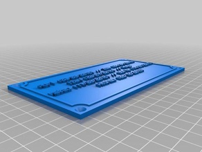 mi personalizados simple cartel con el nombre signos logotipos 3d print model - Mito3D