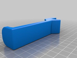 t-ranura-v de la ranura soporte bobina 3d impresora partes 3d print model - Mito3D