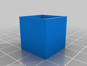 xyz calibration cube hollow 3d printing anet a8 upgrade printer test 3d print model - Mito3D
