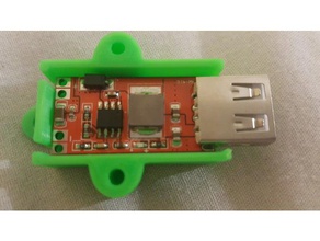 usb 12v 24v convertisseur buck cas l'électronique 3d print model - Mito3D