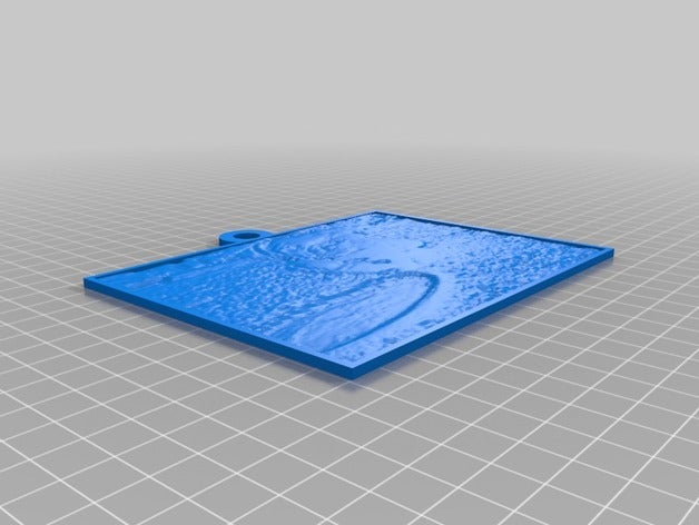 meine angepasste lithopane staubig 2d Kunst 3D print model - Mito3D