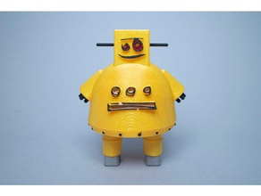 instructables robot model robots cute instructabot logo spokesperson spokesrobot 3d print model - Mito3D