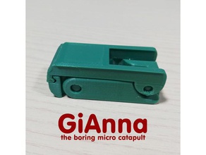 gianna boring micro catapult toys games fidget toy 3d print model - Mito3D