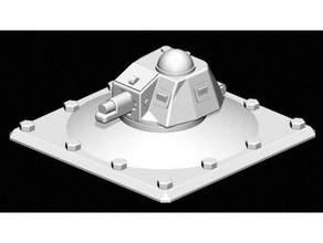 h39 turret emplacement 1100 games atlantic wall bunker day ww2 3d print model - Mito3D