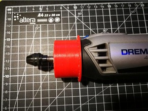 dremel 4000 bohrst&aumlnder adapter machine tools attachment holder 3d print model - Mito3D