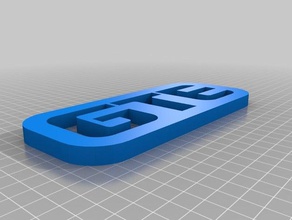 gte telephone logo other 3d print model - Mito3D