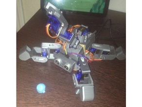 minikame mk2 bras add-on la robotique arduino 3d print model - Mito3D