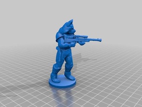 dogman vlaka oyuncaklar oyunlar 28 mm minyatür starfinder kurt adam wolfman 3d print model - Mito3D