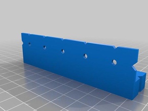 angepasste Dübel jig 5-Loch 150mm Bett hand tools 3d print model - Mito3D