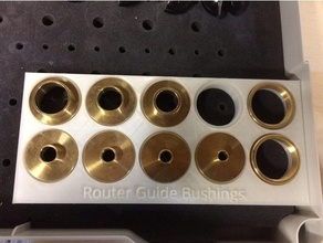 router-Führungsbuchse Veranstalter tool Inhaber - Boxen festool systainer 3d print model - Mito3D