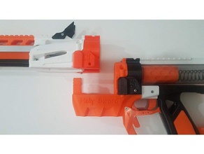 caliburn takedown transport grease covers toys games nerf 3d print model - Mito3D