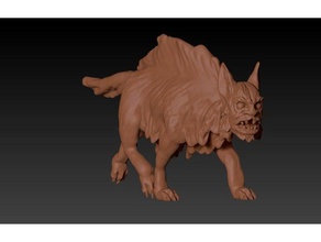 yeth hound creatures dnd dnd5e monster roleplaying rpg tabletop 3d print model - Mito3D