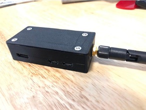 raspberry pi zéro cas de l'antenne externe, salle prototypage la batterie l'électronique rpi rpi0 rpi0w rtl-sdr rtlsdr 3d print model - Mito3D