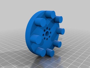 rubber band gear 3d printing 3d print model - Mito3D