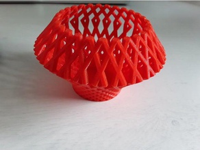 meshed vase art 3d print model - Mito3D