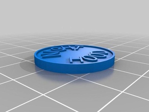 nighthood chip coins badges customized 3d print model - Mito3D