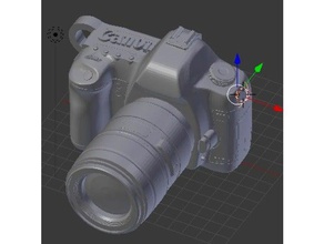 otro llavero cámara dslr canon 5d mkii 3d la impresión cam de montaje 7d ef eos fd comlove nikon yeti 3d print model - Mito3D