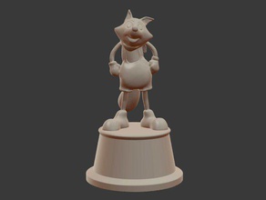 mr raccoon props 2019 gaming mascot city resident evil 2 3d print model - Mito3D