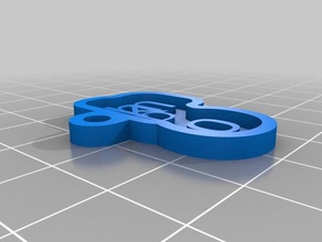 dominik Anahtarlık özelleştirilmiş 3d print model - Mito3D
