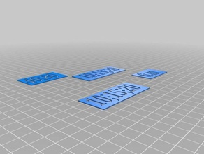 marcadores para cabo coaxial 3d impressão 3d print model - Mito3D