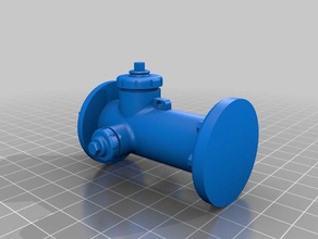 hydrant 110-Skala Modell Möbel scale-Modell 3d print model - Mito3D